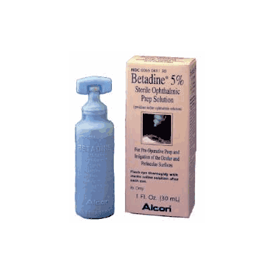 Ophthalmic Solution,Betadine Brand with 5% Povidone