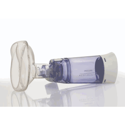 Optichamber Diamond Holding Chamber with Medium LiteTouch Mask