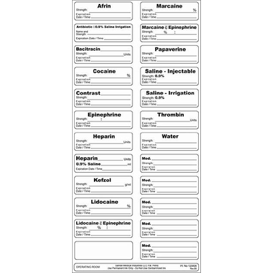 Or Medication Labeling Systems By Sandel - La