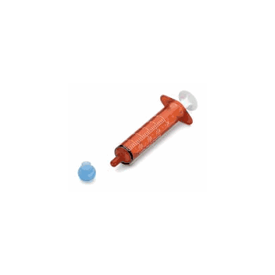 Oral Dispenser Syringe, 3 mL, Color: Amber