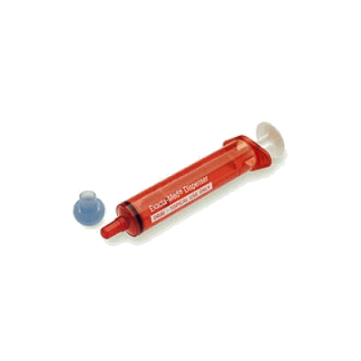 Oral Dispenser Syringe, 60 mL, Color: Amber
