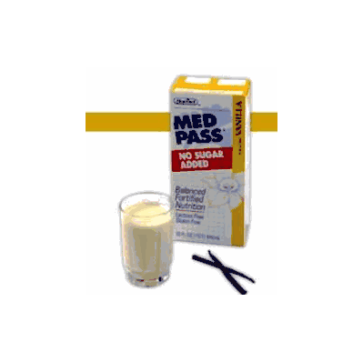 Oral Supplement 400 calories, Med Pass 2.0 Vanilla 32 Oz.