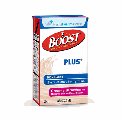 Oral Supplement, Size 8 oz. Carton Creamy Strawberry Flavor, 360 Calories