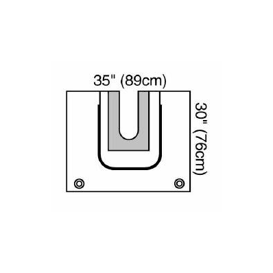 Orthopedic Drape 3M Steri-Drape U-Pouch