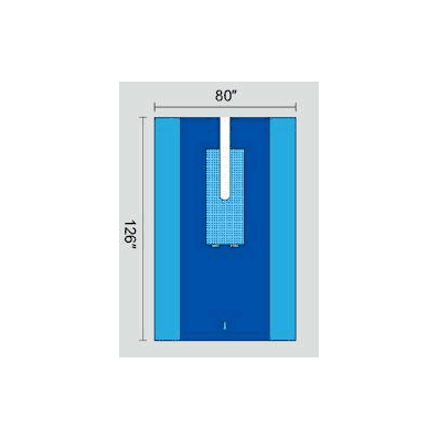 Orthopedic Drape U-drape 80 W X 126 L Inch St