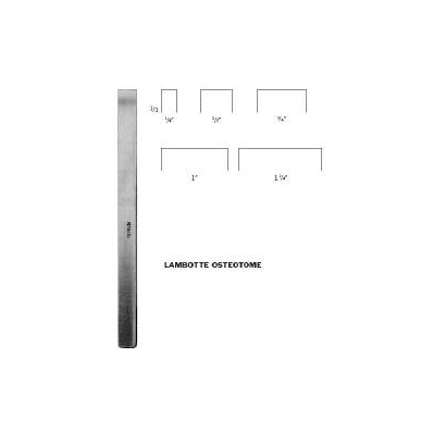 Osteotome Lambotte 1/2 Inch Straight Blade -