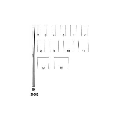 Osteotome Sheehan 3 Mm German Stainless Steel
