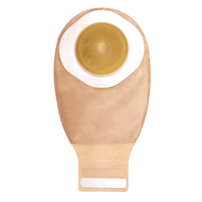 Ostomy Pouch 12", 1-3/8" Stoma, TRANSPARENT