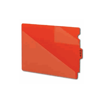 Out Guide, 12 3/4" X 9 1/2" Letter, color Red