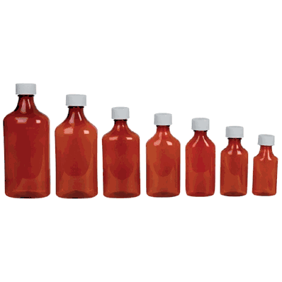 Oval Bottle, 4 oz.