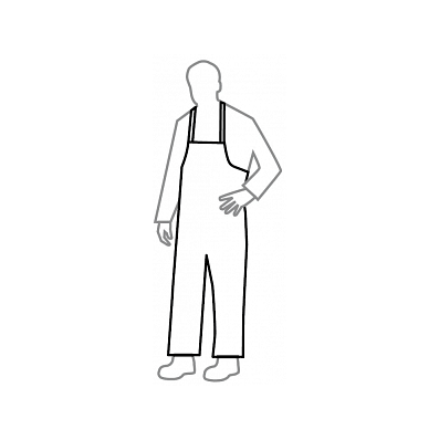 Overall, Cpf 3 Bib, Adjustble Suspender, 2x -