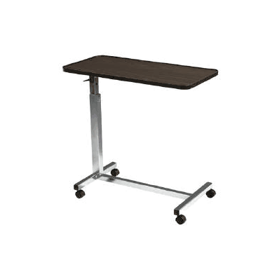 Overbed Table Tilt Top Pneumatic Handle