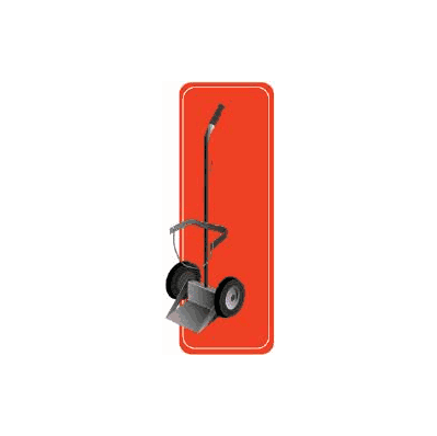 Oxygen Cylinder Cart Aluminum / Steel 40 X 12