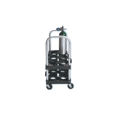 Oxygen Cylinder Cart - Cart, Oxy Sys Rack N R
