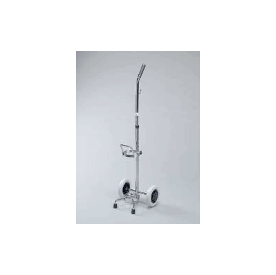Oxygen Cylinder Cart Chrome Plated Steel - Ca