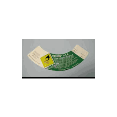 Oxygen Cylinder Label Barkley Information La