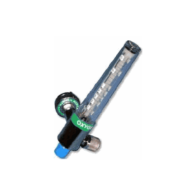 Oxygen Flow Meter, Brass 1/2 - 15 LPM, Ohmeda