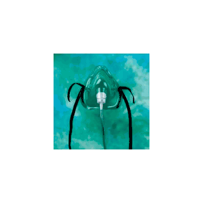 Oxygen Mask Elongated One Size Fits Most Adju