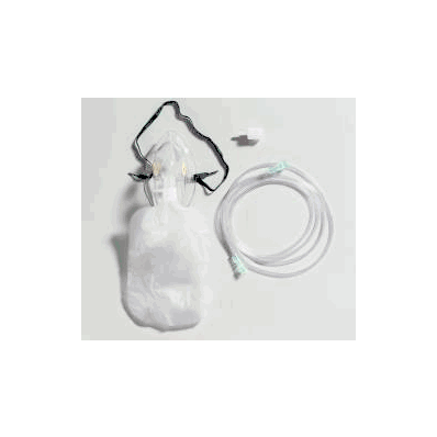 Oxygen Mask Mckesson Elongated Adult Braid -