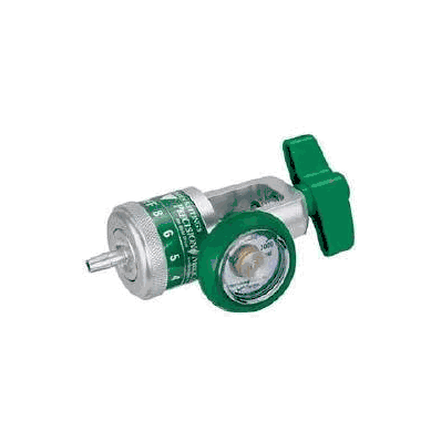 Oxygen Regulator Easy Dial 0 - 8 Lpm - Gauge