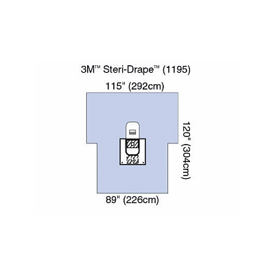 Pack, Up Extremity, Pouch, Drape, Split - Med