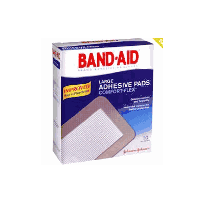 Pad, Adhsv 2 7/8x4 1/2" (10/Bx) - - J & J Sa