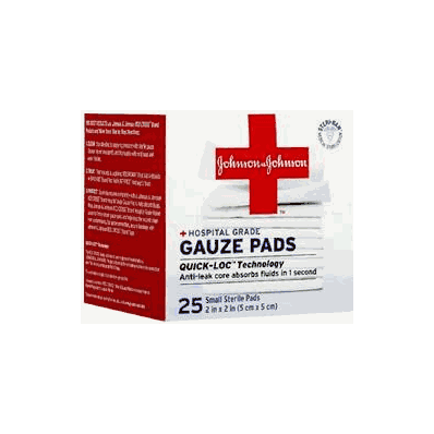 Pad, Gauze Str 2x2 (25/Bx) - - J & J Sales