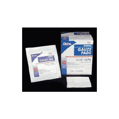 Pad, Gze 2"X2" 12ply Str (100/Bx) - - Dukal