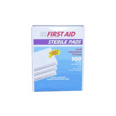 Pad, Gze 4"X4" 4ply Str (100/Bx) 7280000 - -