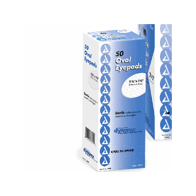 Pad, Oval Eye Pad, 1 5/8x2 5/8, Steril - Medl