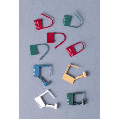 Padlock Seal, BLUE, Numbered