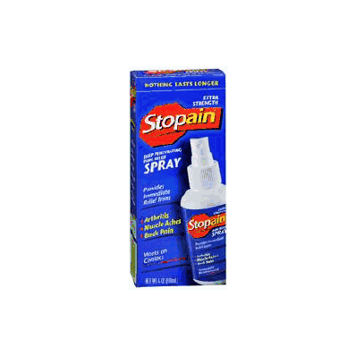 Pain Relief, 4 oz., 8% Strength Menthol Spray Bottle