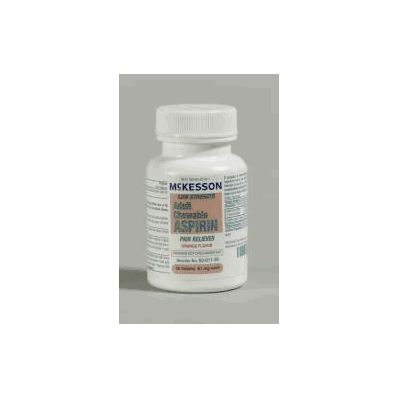 Pain Relief, 81 mg Strength Aspirin Chewable Tablet