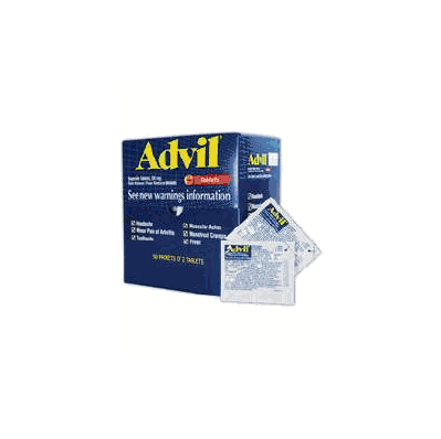 Pain Reliever Advil Tablet 2 Per Pack, 100 P