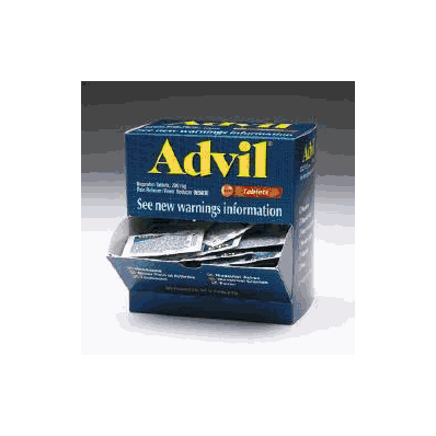 Pain Reliever Advil Tablet 50 Packs Per Box