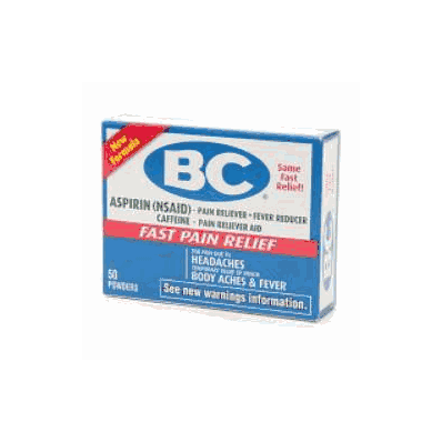 Pain Reliever Bc Powder 50 Per Box - Bc Head