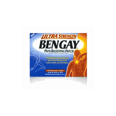 Pain Reliever Bengay Patch 4 Per Box Ultra S