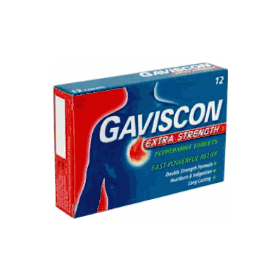 Pain Reliever Gaviscon Tablet 100 Per Bottle