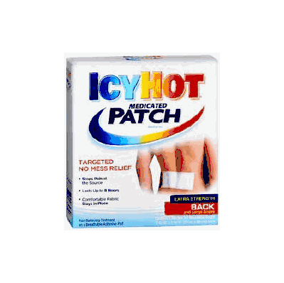 Pain Reliever Icy Hot Patch 5 Per Box Extra