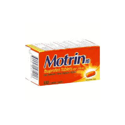 Pain Reliever Motrin Ib Caplet 48 Per Bottle