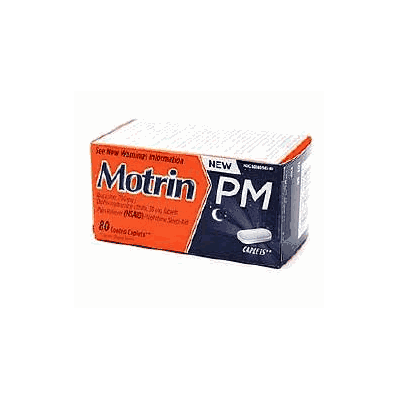 Pain Reliever Motrin Pm Coated Caplet 80 Per
