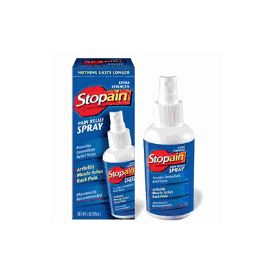 Pain Reliever Stopain Spray 8 Oz. - Stopain,