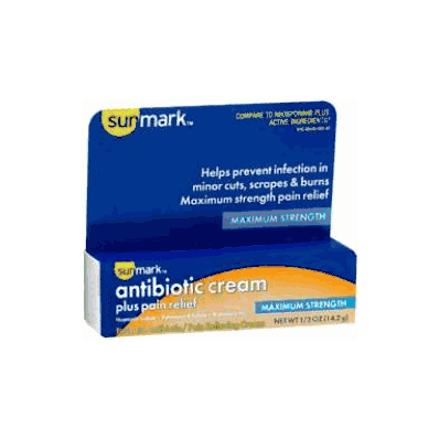 Pain Reliever Sunmark Cream 1/2 Oz. 1/2 Oz.