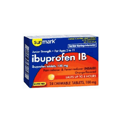 Pain Reliever Sunmark Tablet 24 Per Bottle 1