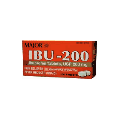 Pain Reliever Tablet 100 Per Bottle 200 Mg -