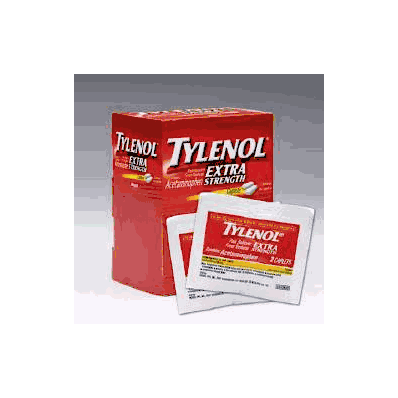 Pain Reliever Tylenol Caplet 100 Per Box 500