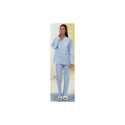 Pajama Pant 2 X-large Light Blue Unisex - Pan