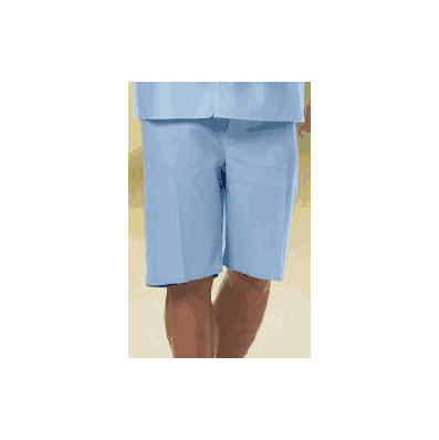 Pajama Shorts Large Light Blue Unisex - Short