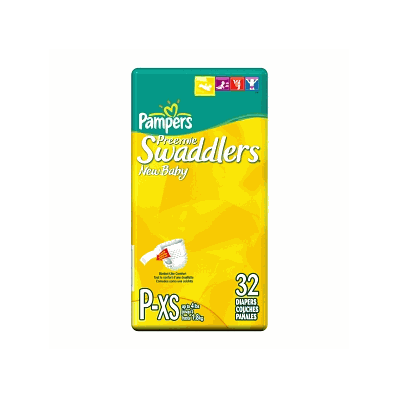Pampers Swaddlers Diapers, Extra Small, Up to 4 Lbs