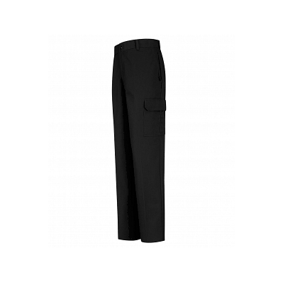 Pant, Work, Cargo, 65p/35c, Black, 32x37u - M